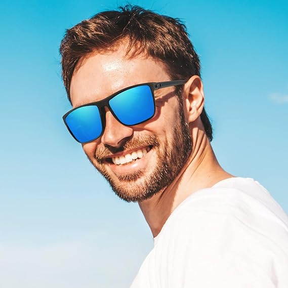 3 Pièces Lunette de Soleil, Lunettes de Soleil Homme Polarisées, Cadres Vintage, Classiques, éLéGants, Objectifs Haute DéFinition, Conduite, Cyclism - 6