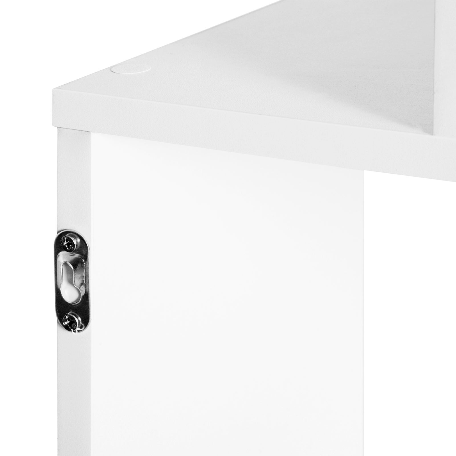Entante Livraria HOMCOM Branco Painel de Partículas 80x23x192cm - 4