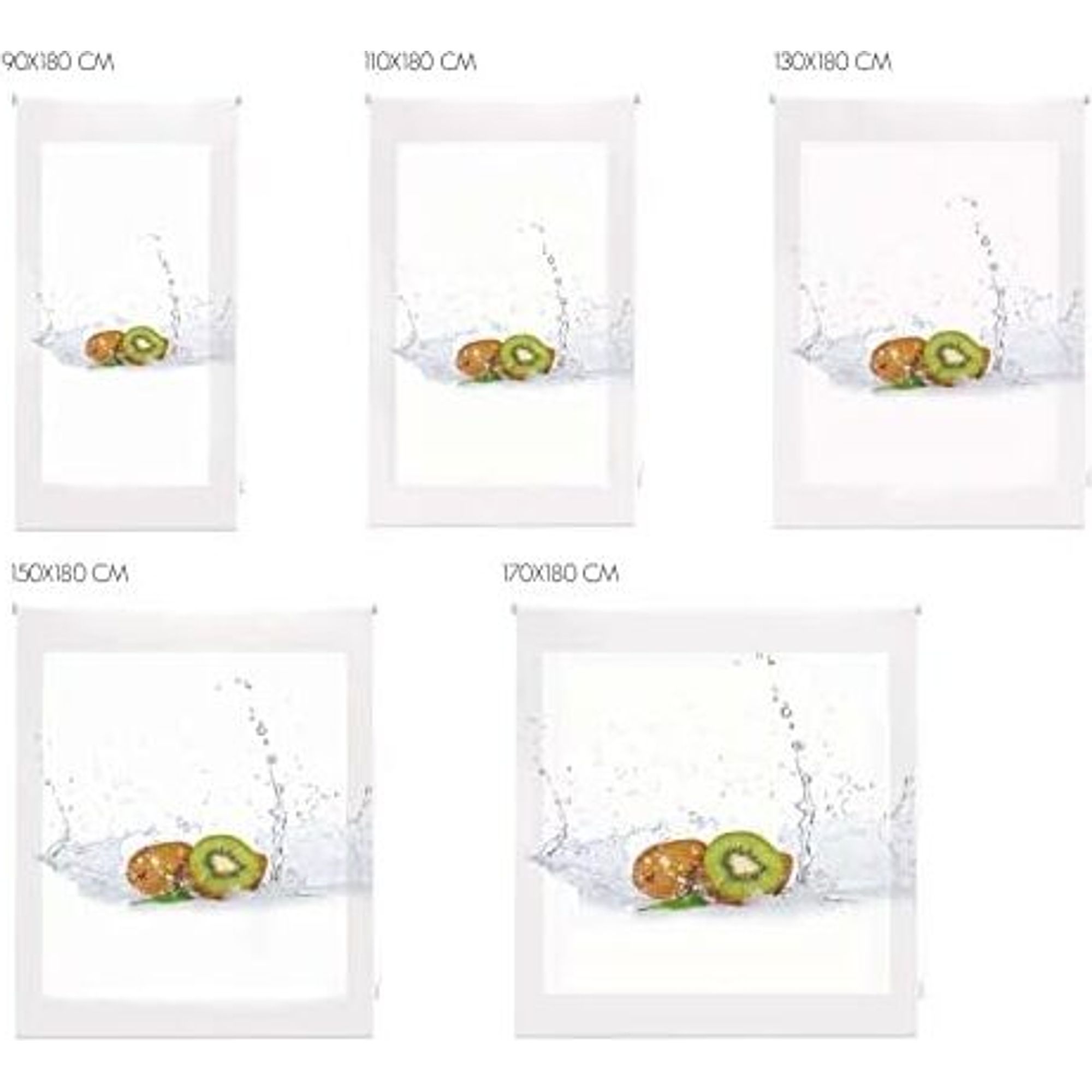 ECOMMERC3 | Tenda a Rullo Digitale Traslucida Misura 110x180 - Tenda a Rullo Traslucida in Tessuto Misura 107x175 - 3