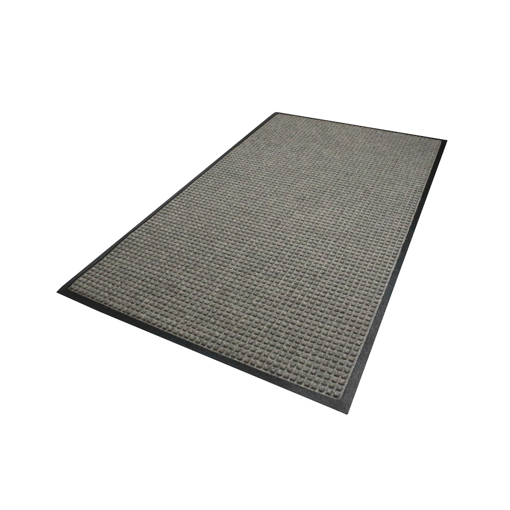 Waterhog classic estera seca para caminar/limpieza 115x180 cm - borde de goma - gris