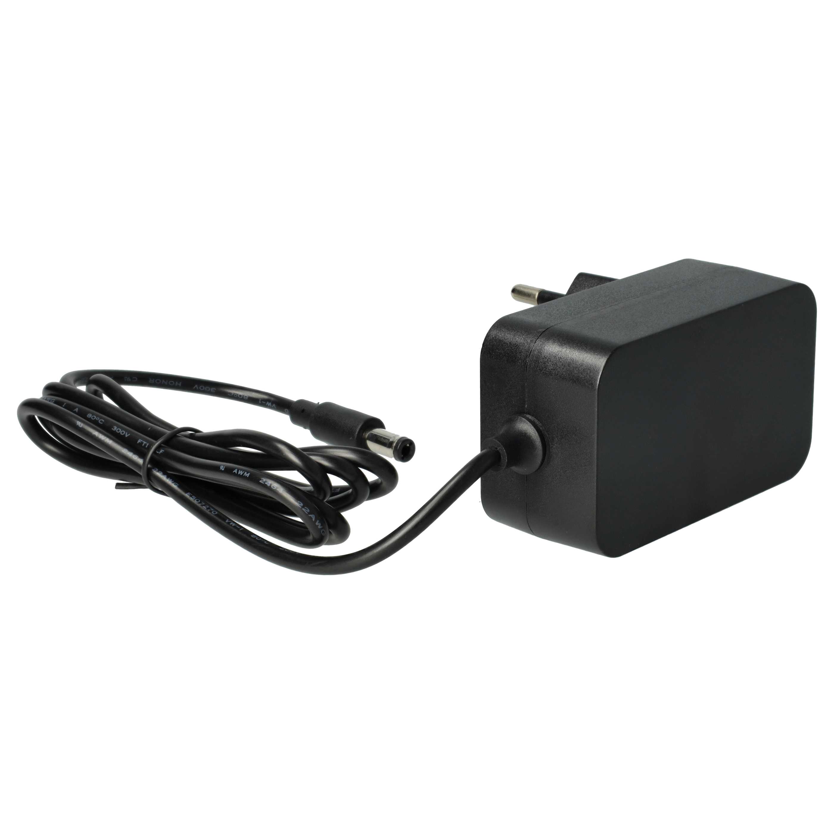 vhbw Adaptateur secteur compatible avec Annke 900TVL HD CCTV, H.View 700TVL HD CCTV, Sunluxy 8CH H.264 DVR caméra murale - Câble de 110 cm - 3