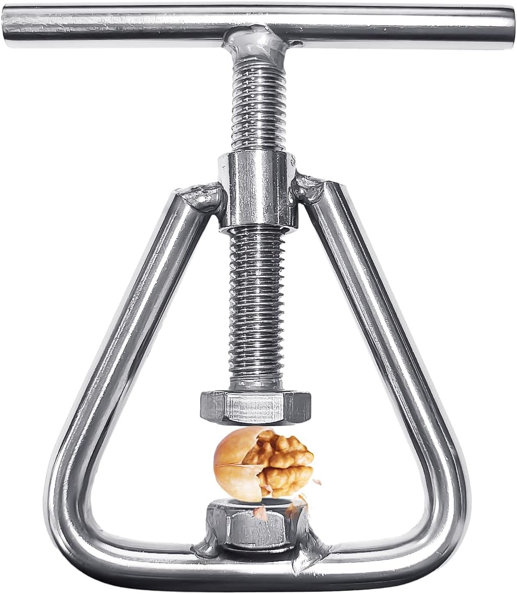 1 dziadek do orzechów ze stali nierdzewnej, dziadek do orzechów, młynek do orzechów, otwieracz do kasztanów, wielofunkcyjny otwieracz do orzechów