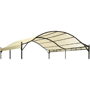 Copertura Gazebo 4,5x3 M - Telo Di Ricambio Per Gazebo, Giallo 270 G/m² - Foto 4