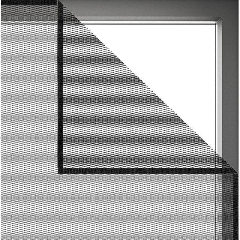 Siatka okienna DIY z taśmą klejącą, siatka drzwiowa odstraszająca owady i komary, 200 x 150 cm, czarna
