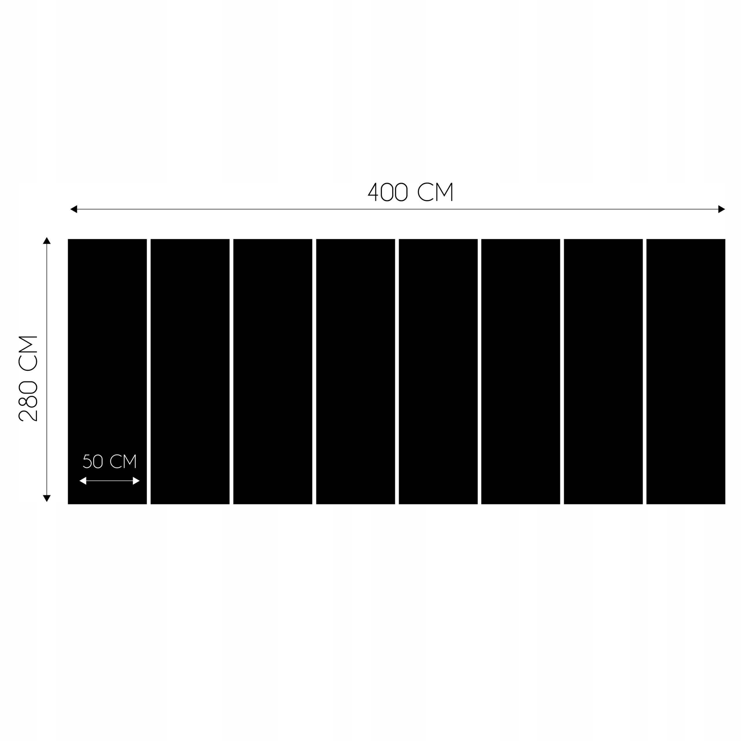 Papier Peint Intissé Panoramique Jungle Forêt Feuilles Vert 400x280 cm - Colle Inclus - Chambre et Salon - Moderne Trompe l'oeil - 3