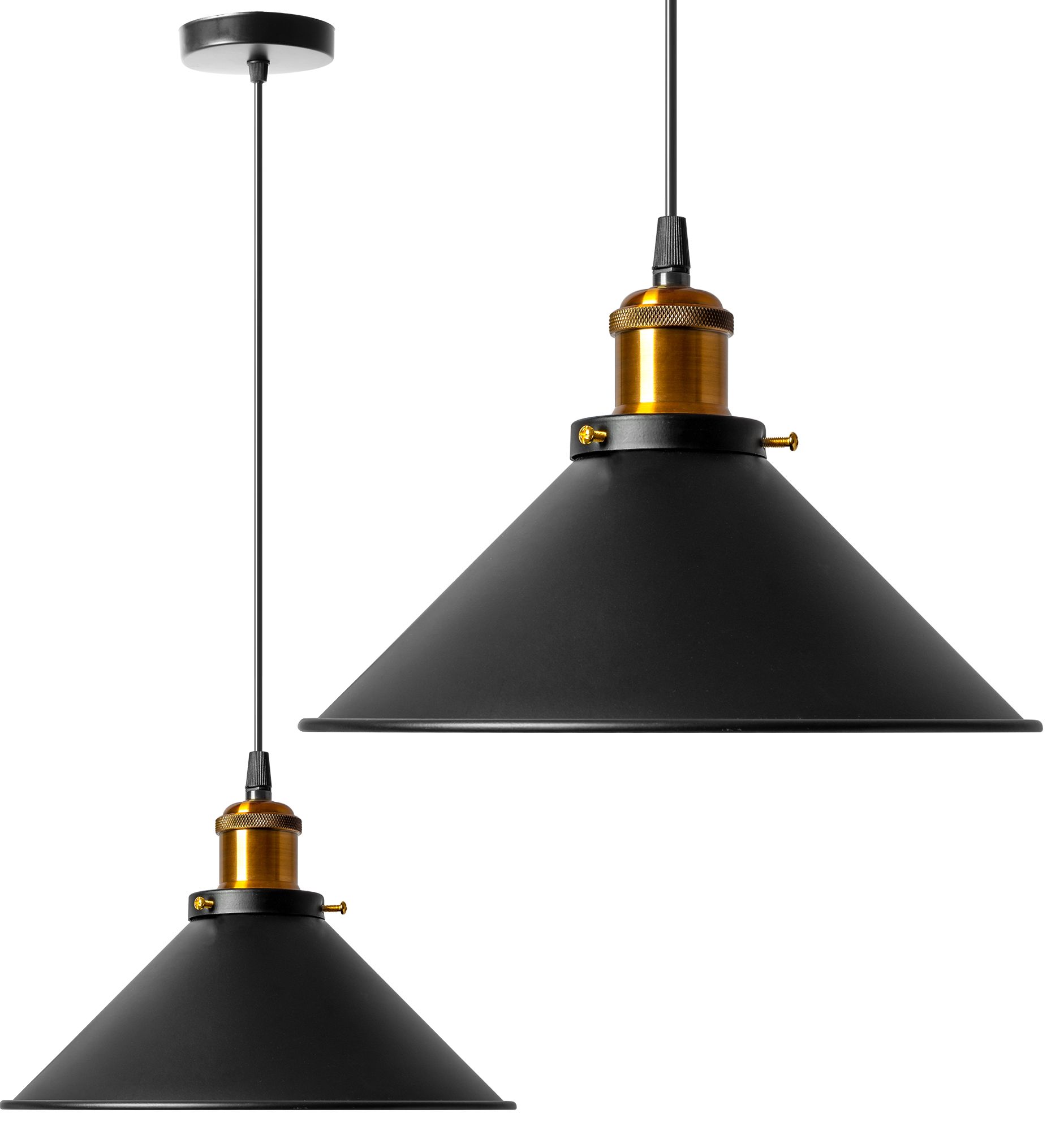 Lampa Sufitowa Wisząca Toolight App016-1Cp Porto Czarny