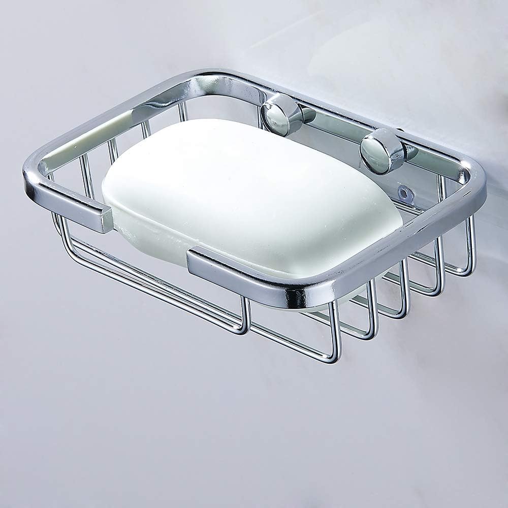 Porte-savons en acier inoxydable, porte-savon de douche mural, économiseur de savon, panier à savon en fil de fer pour cuisine et salle de bain - 5