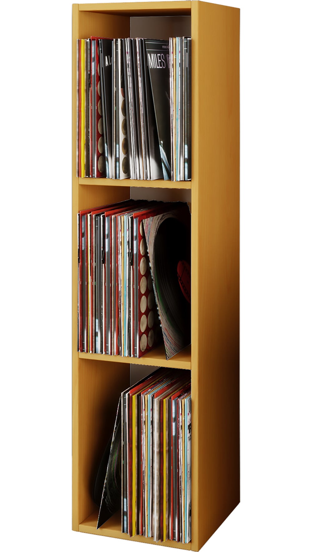 VCM Płyta CD / DVD Media Shelf Platto Księga H. 107 x B. 34 x T. 30 cm