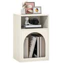 Table nuit étroite 2 compartiments ouverts arc design, 40x30x60 cm ...