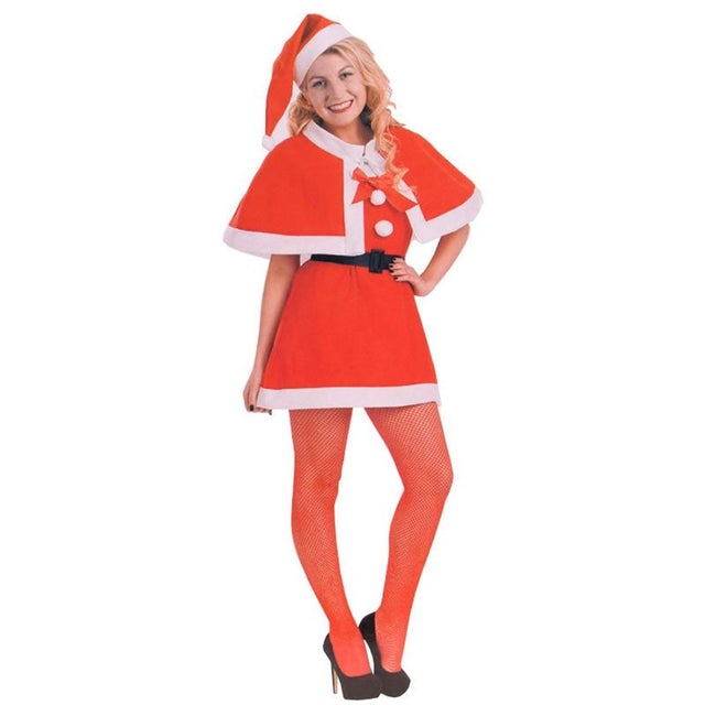 Strój Pani Mikołajowej z Peleryną