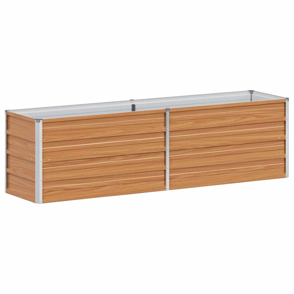 vidaXL Jardinière surélevée Marron Clair 160 x 40 x 45 cm - 7