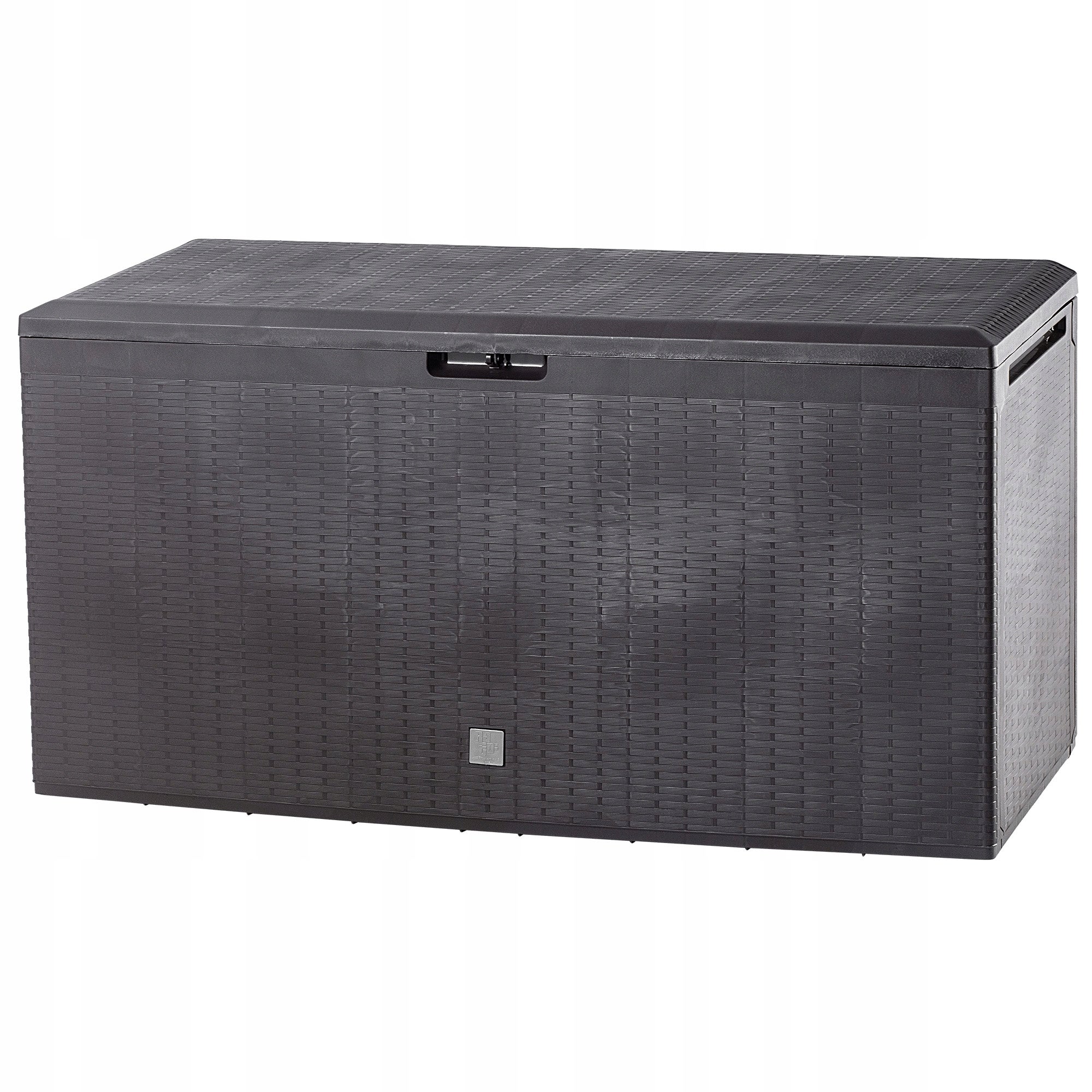 SKRZYNIA OGRODOWA BALKONOWA KUFER 290L DO OGRODU BALKON TARAS BRĄZOWA