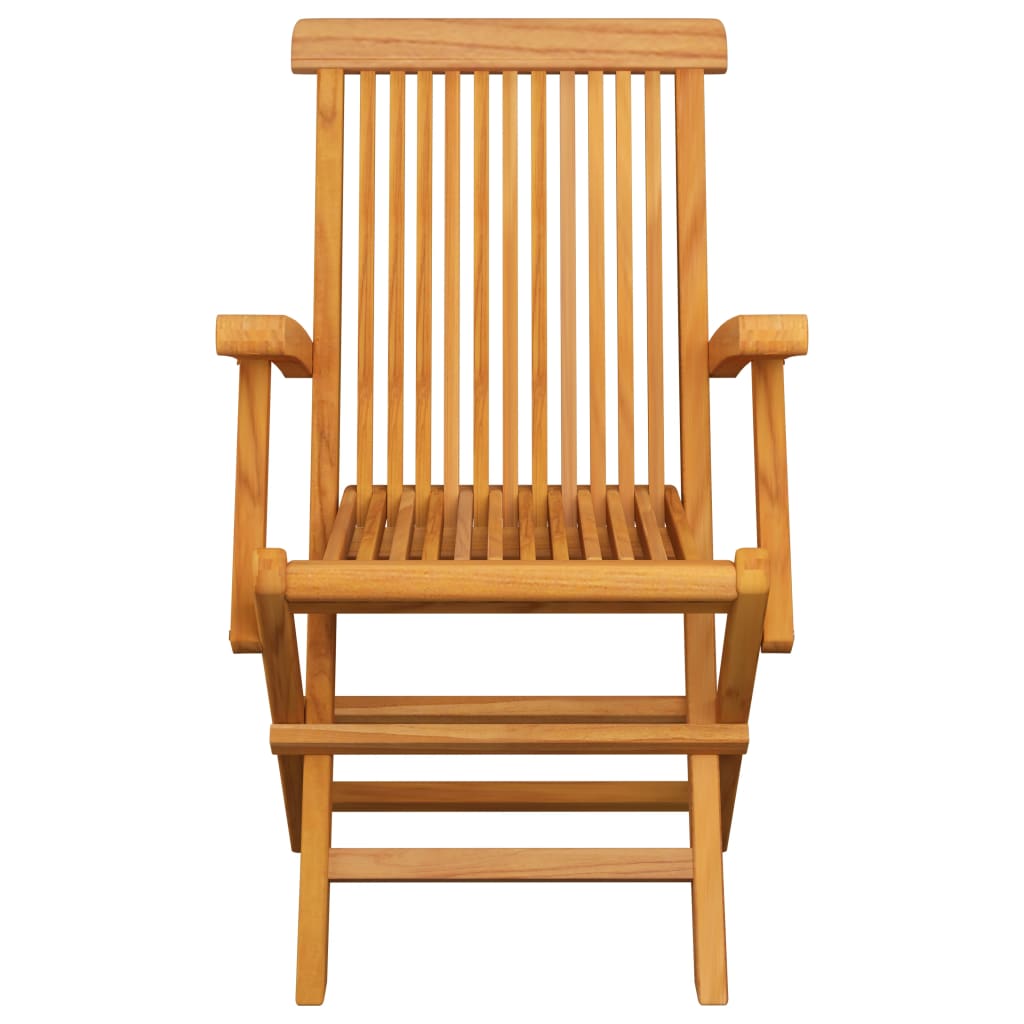 Chaises de jardin avec coussins gris 4 pcs Bois de teck massif - 4