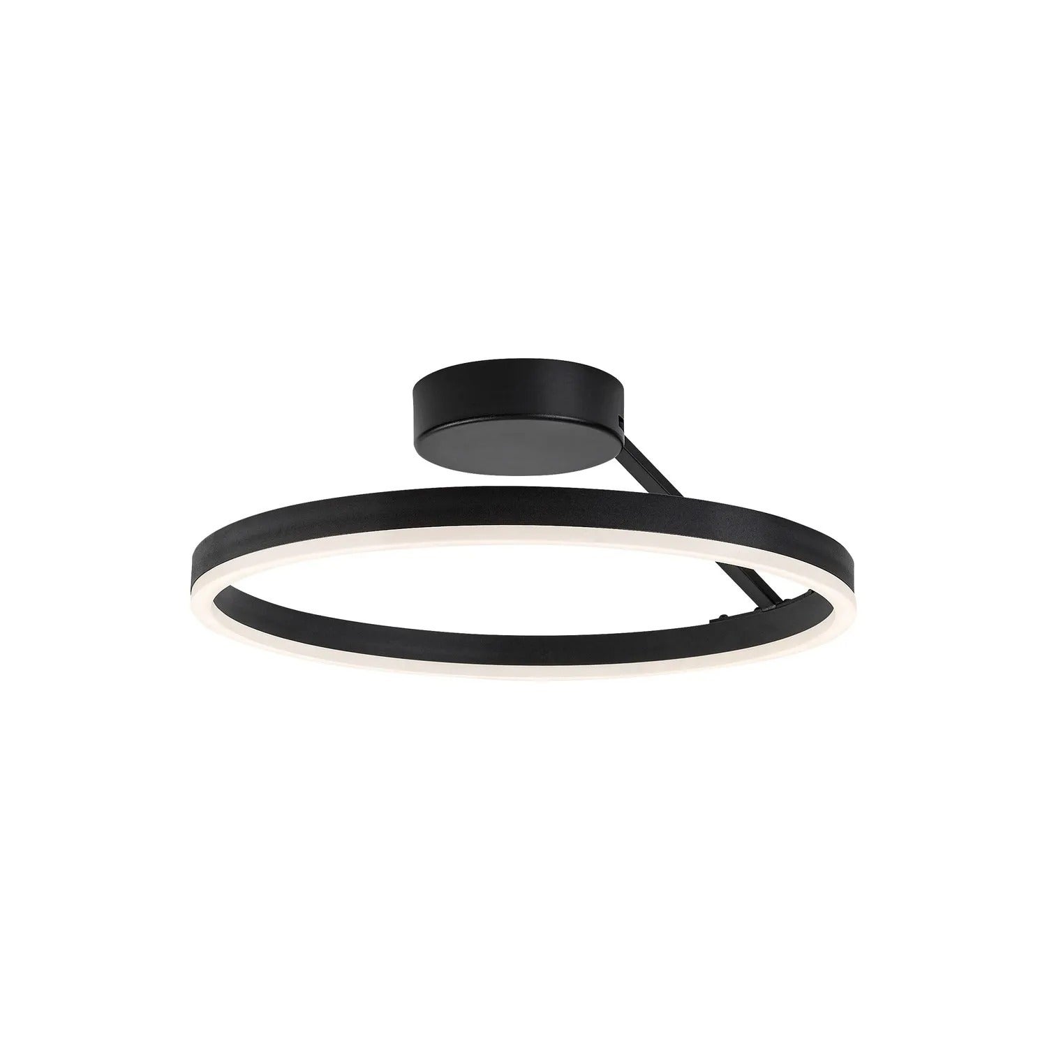 Lampa sufitowa LED ISAURE 24W Odcienie bieli 1600lm metal czarno-biała wym:15,5x40x40cm IP20 Rabalux