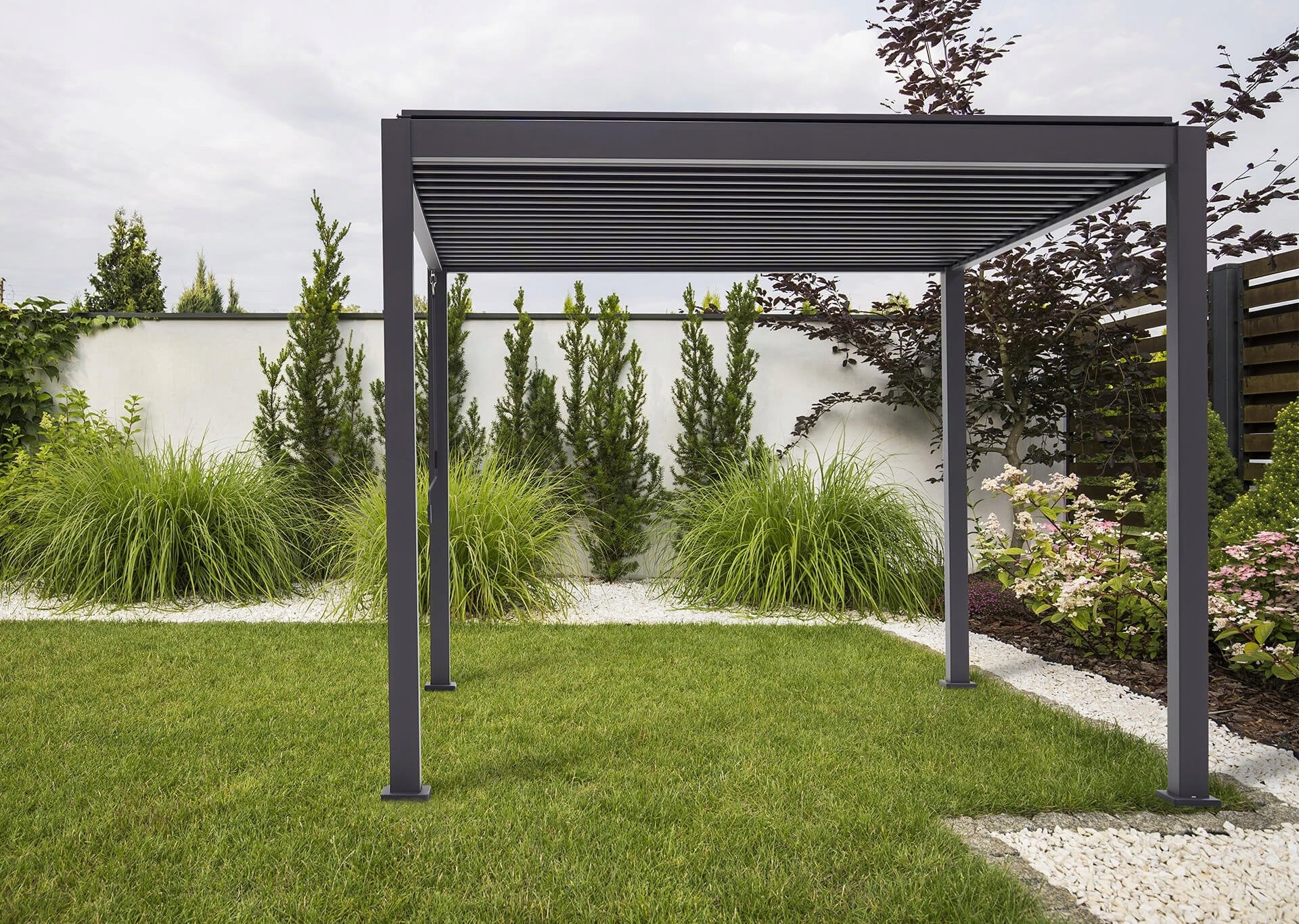 Pergola Aluminiowa 3x4 Ogrodowa Premium 300x400 Tarasowa 4x3 Otwierany 1 szt - 3