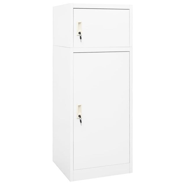 Armoire à selles Blanc 53x53x140 cm Acier