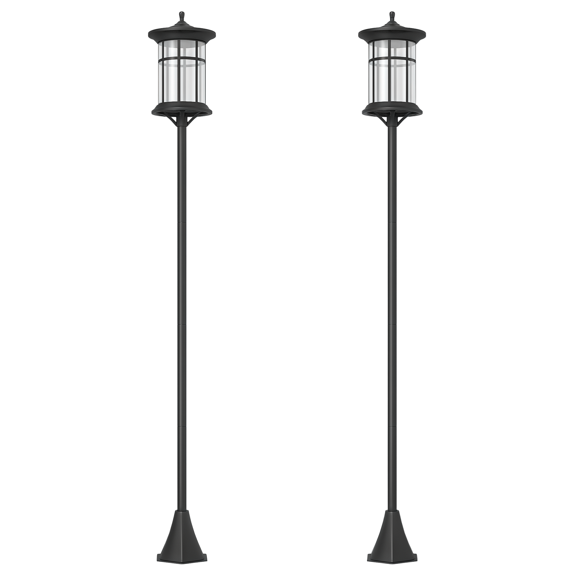 Outdoor lighting lumière de jardin lumière led solaire ip65 lampe de pelouse simplicité moderne lumières extérieures solaires paysage pelouse borne lumineuse