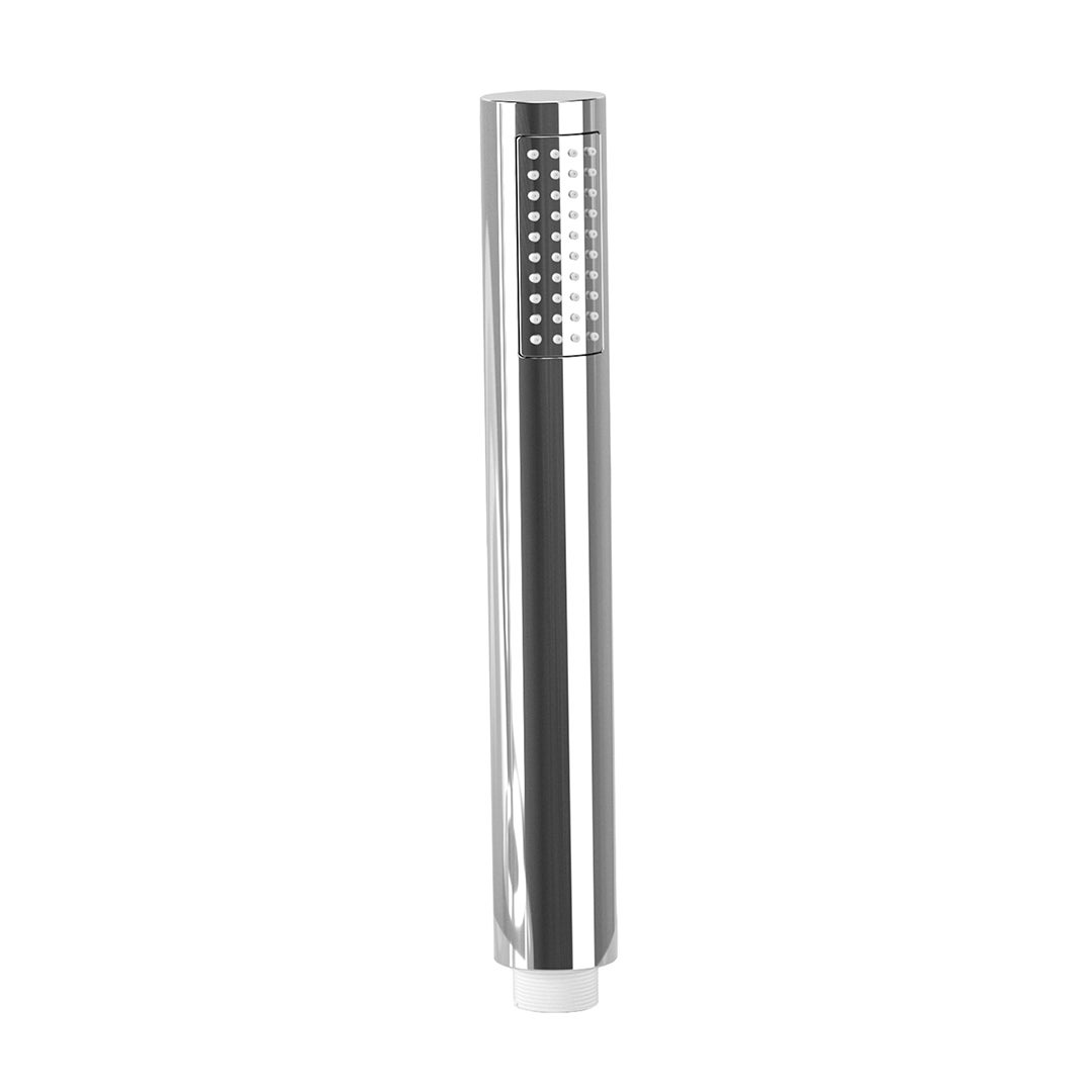 Valaz Barre de douche ronde réglable jusqu'à 120 cm, chromée - Série Turia - 25 cm - 4