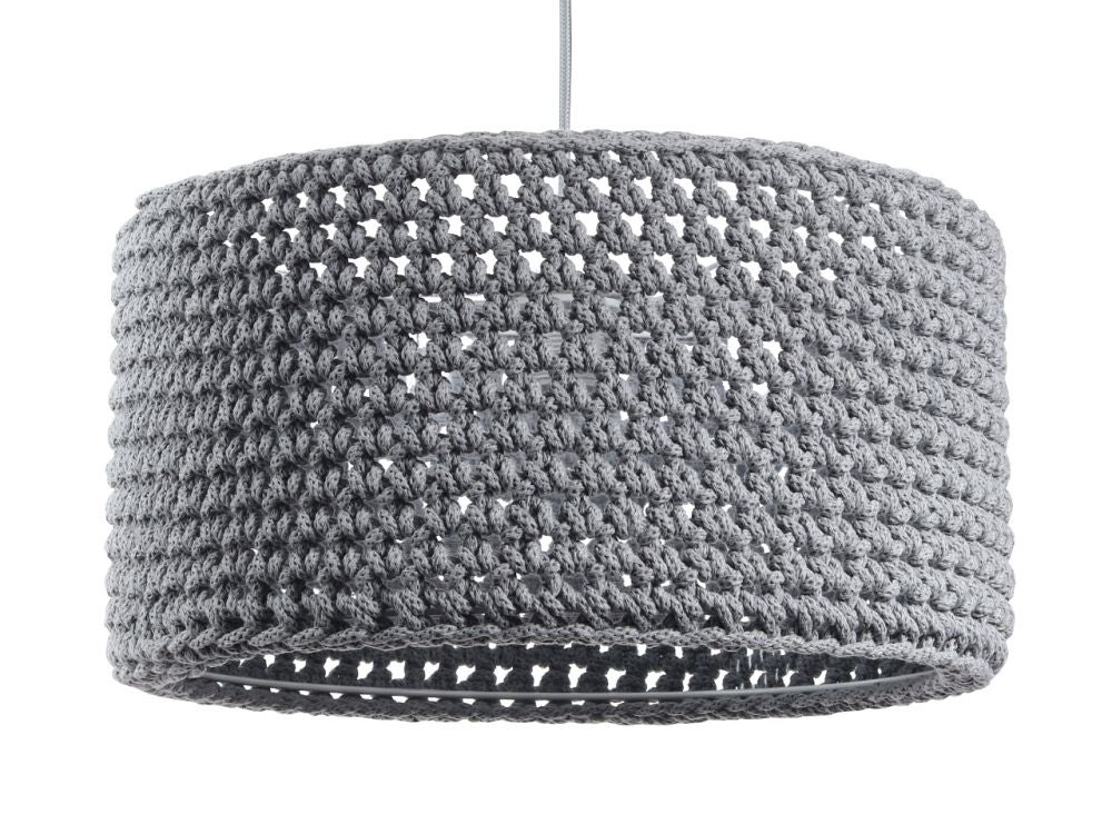 Lampa wisząca COTTON 40 szara