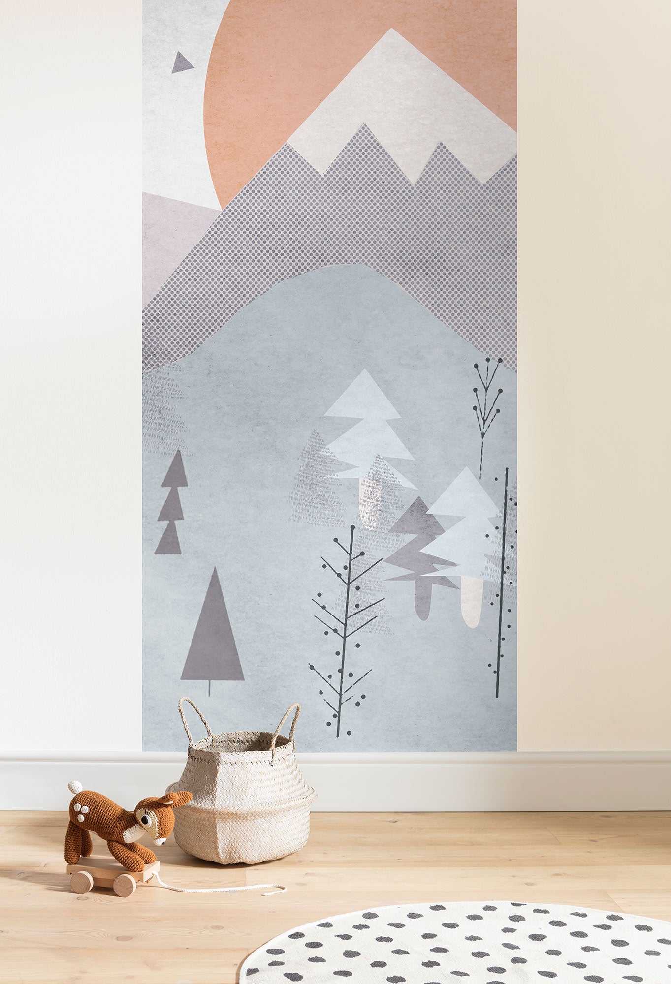 Papel pintado no tejido panorámico de komar - wild and free panel - talla: 100 x 250 cm