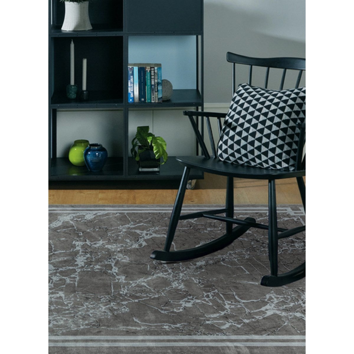 Tapis moderne tissé plat RAYA BORDER 200x290 cm - 2