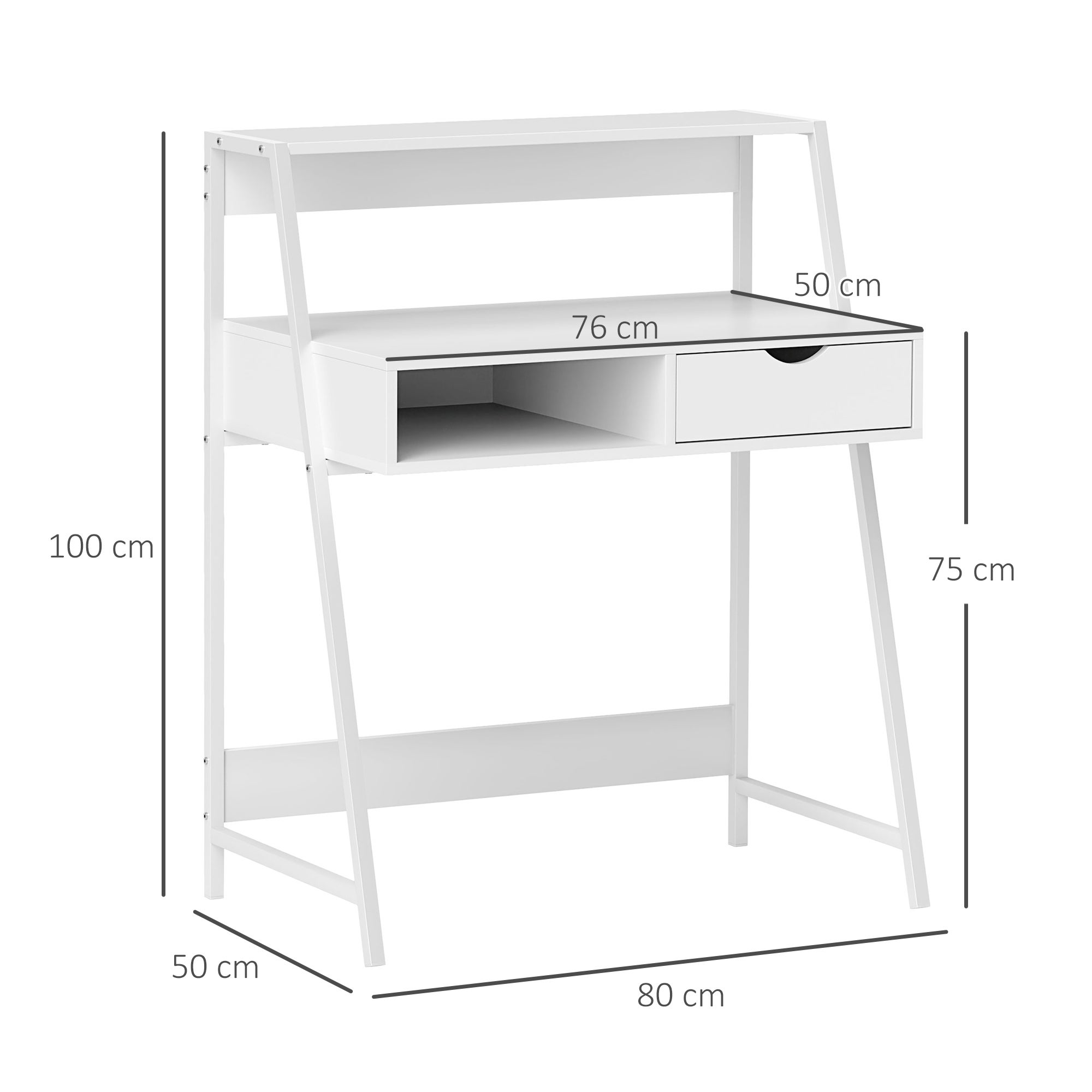 Bureau Panneaux de particules HOMCOM - 3