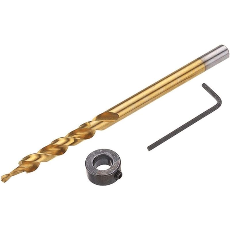 Wiertło Mèche Twist 9.5mm Okrągłe/Sześciokątne do Pocket Trou Jig (chwyt sześciokątny)