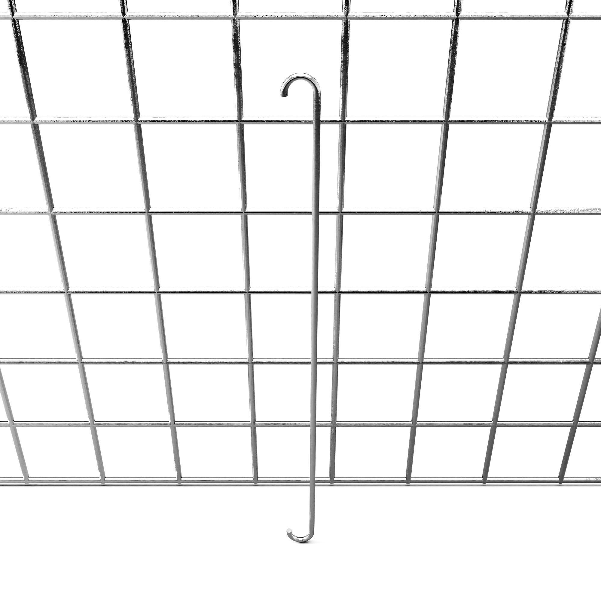 Gabiona - Distanziatori per gabbioni, Ø4 mm, filo dacciaio zincato, stabili e anticorrosione - Lunghezza: 30 cm - 6