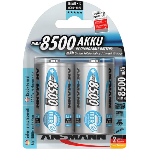 Piles rechargeables Mono D HR20 2 pcs 8500 mAh 5035362 Ansmann - 3