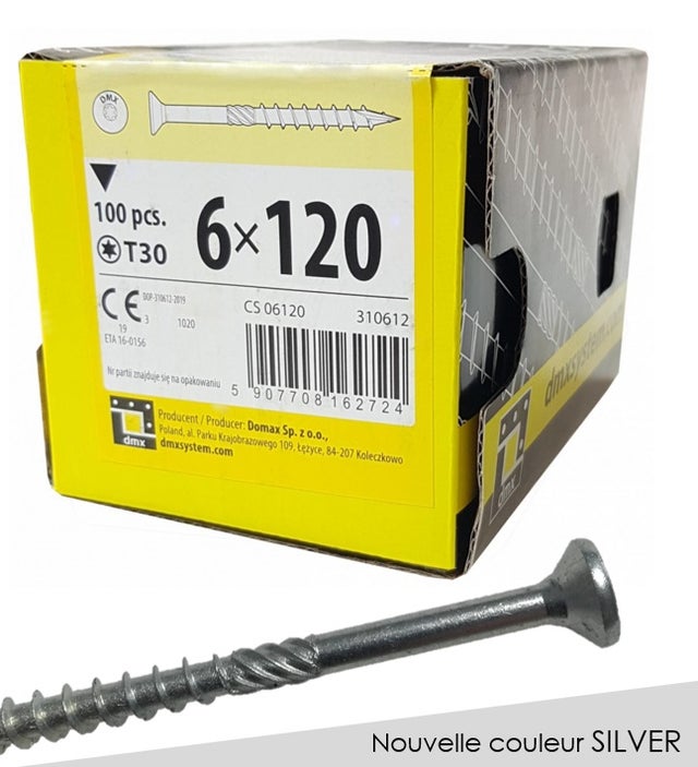 10 Vis à bois inox 4x25mm - QUINCAILLERIE/Vis
