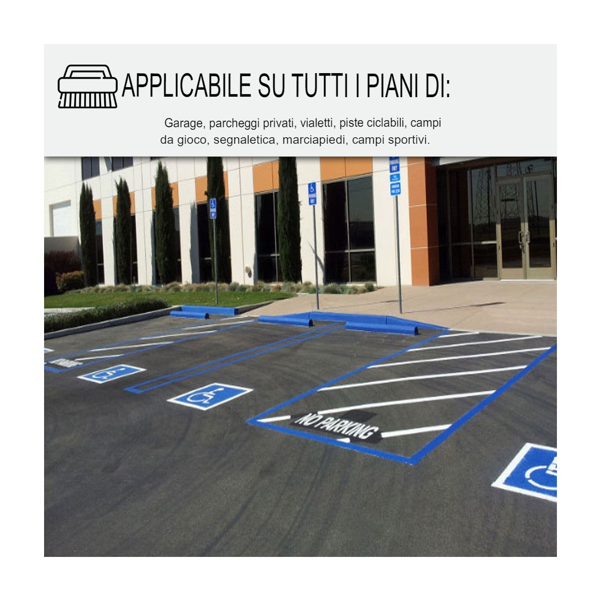 Vernice per asfalto - ARCASPHALT - 20 x 15 kg Verde Tennis - ARCANE INDUSTRIES - 4