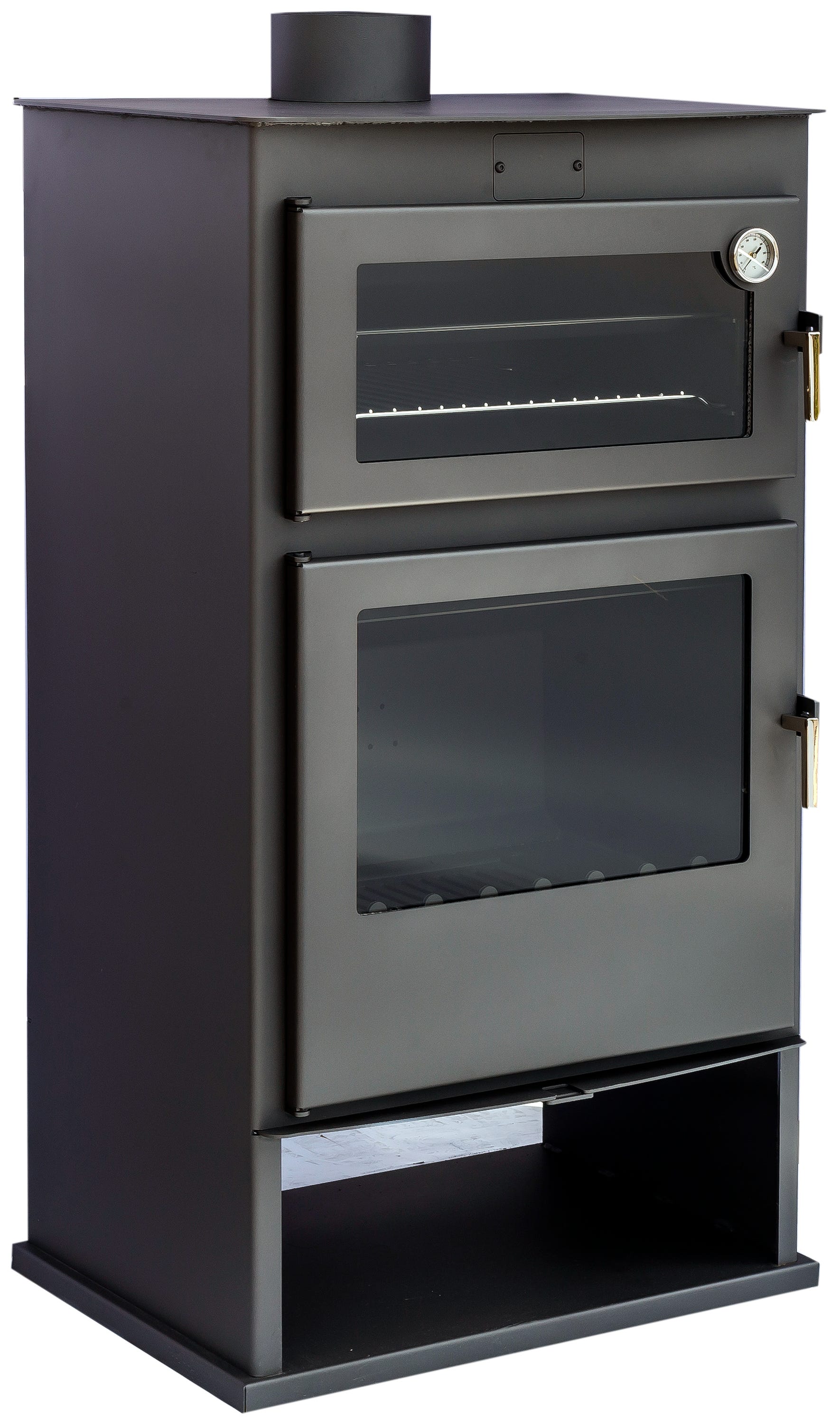 JOIMA - Estufa de Leña con Horno Modelo Mulhacén Leñero 11,6 kW Gris – ECODESIGN 2022