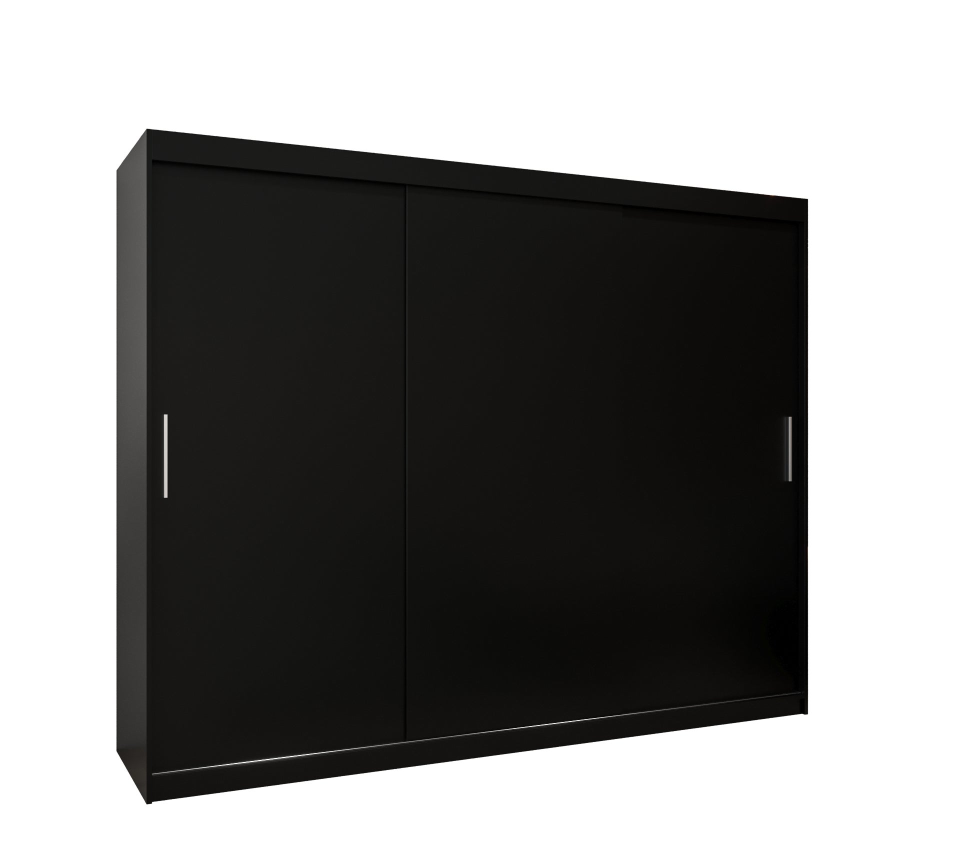 Szafa przesuwna garderoba TOKYO 250 x 62 x 200 cm Czarny + Czarny - Abiks Meble