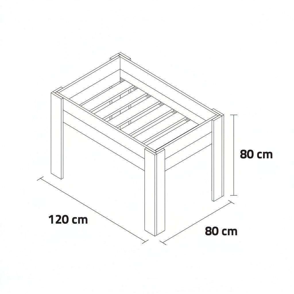 Stół uprawowy GARDENBRICO L80 firmy Hortalia - 7