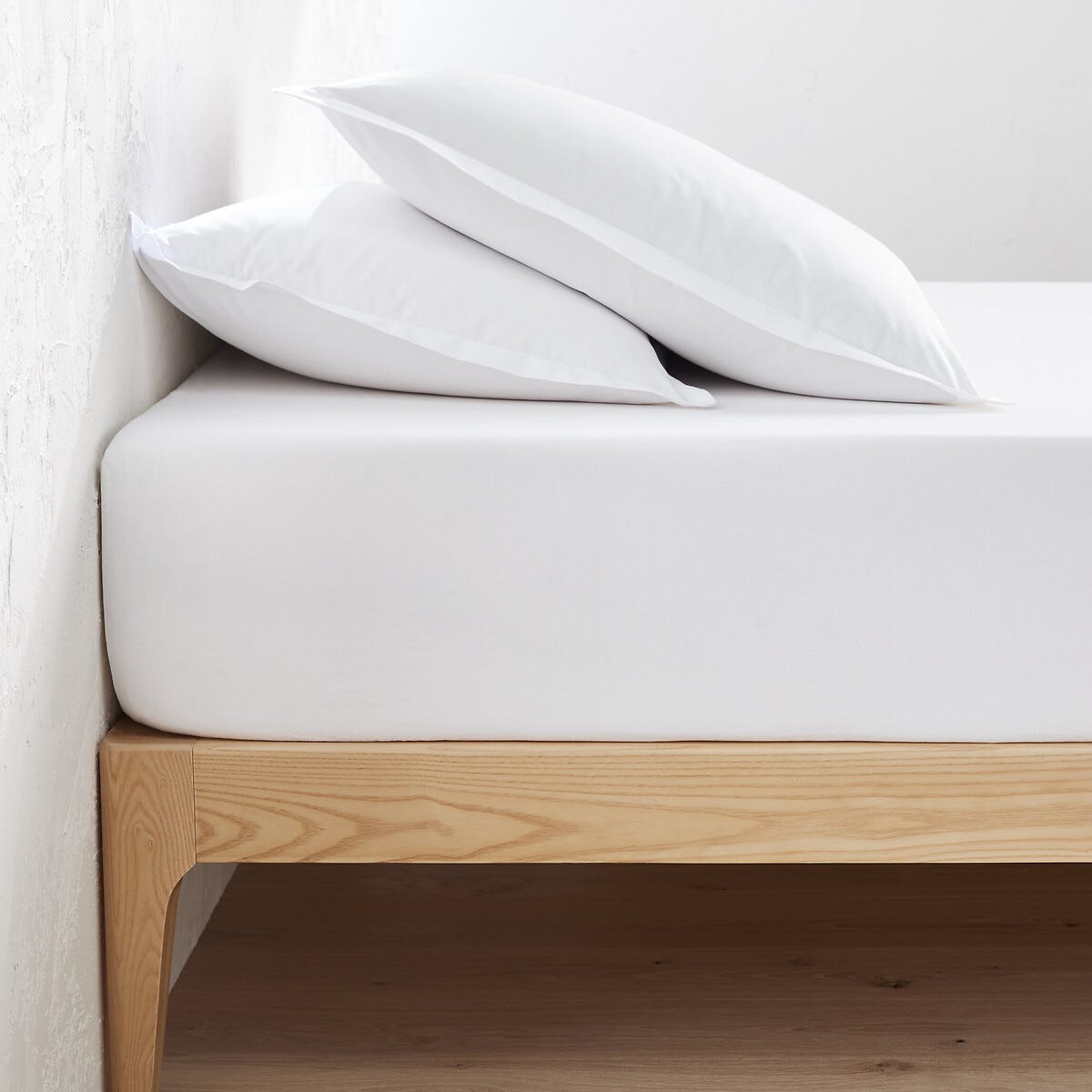 Drap housse 140x190cm Percale Blanc Drap housse 140x190cm Percale Blanc
