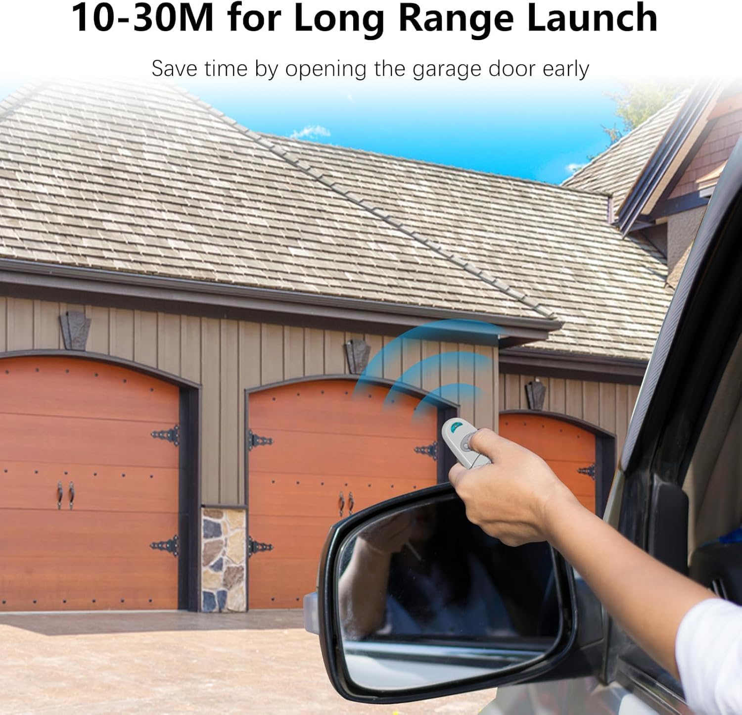 3pcs Telecommande Portail, 433,92 MHz Telecommande Porte de Garage pour C@ME, Télécommande Porte Garage Compatible avec 433,92MHz NA,EE,EV, 2 Canaux - 3