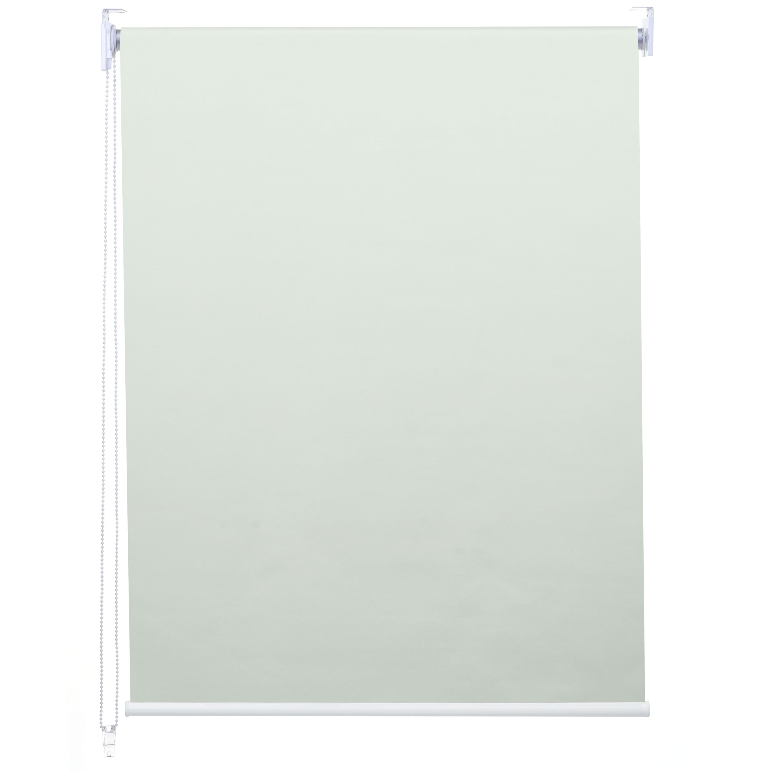 Estor enrollable hwc-d52, estor enrollable de ventana de tiro lateral, 100x230cm protección solar blackout opaco ~ crema
