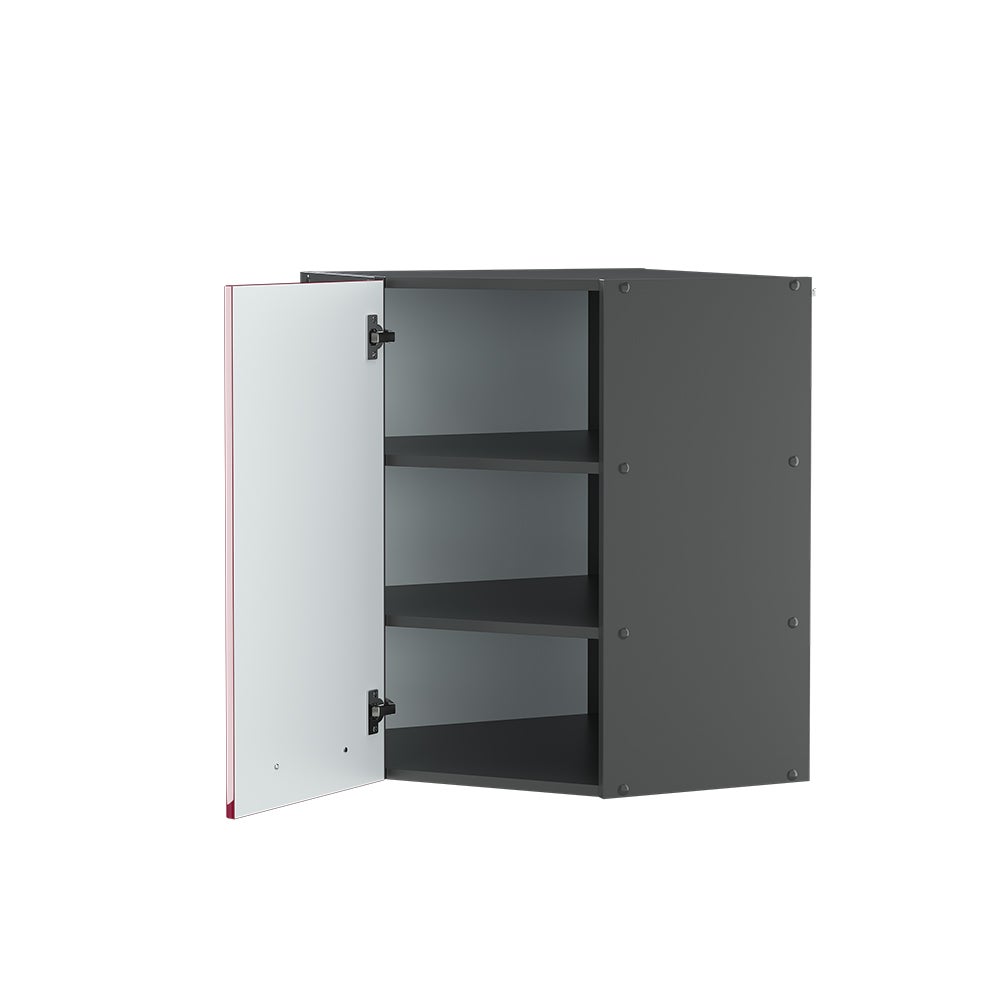 Vicco Elément haut de cuisine Fame-Line, Rouge bordeaux Haute brillance, 57cm - 4