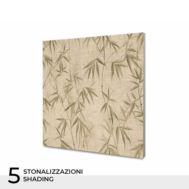 Pannello per Controsoffitto 60x60 cm Decorato Sky-Tile Bamboo - in Fibra di Roccia - Euroclasse A1 - Prezzo a pannello