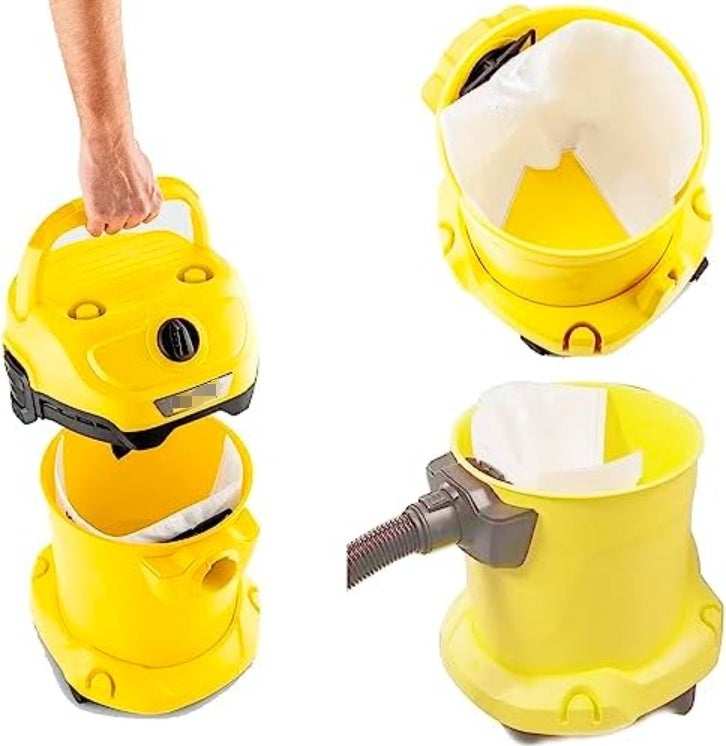 12 sacs d'aspirateur KFI 357 pour Kärcher KWD1, KWD2, KWD3,WD2 Plus, WD3,SE 4001, SE 4002, 2.863-006.0 - 4