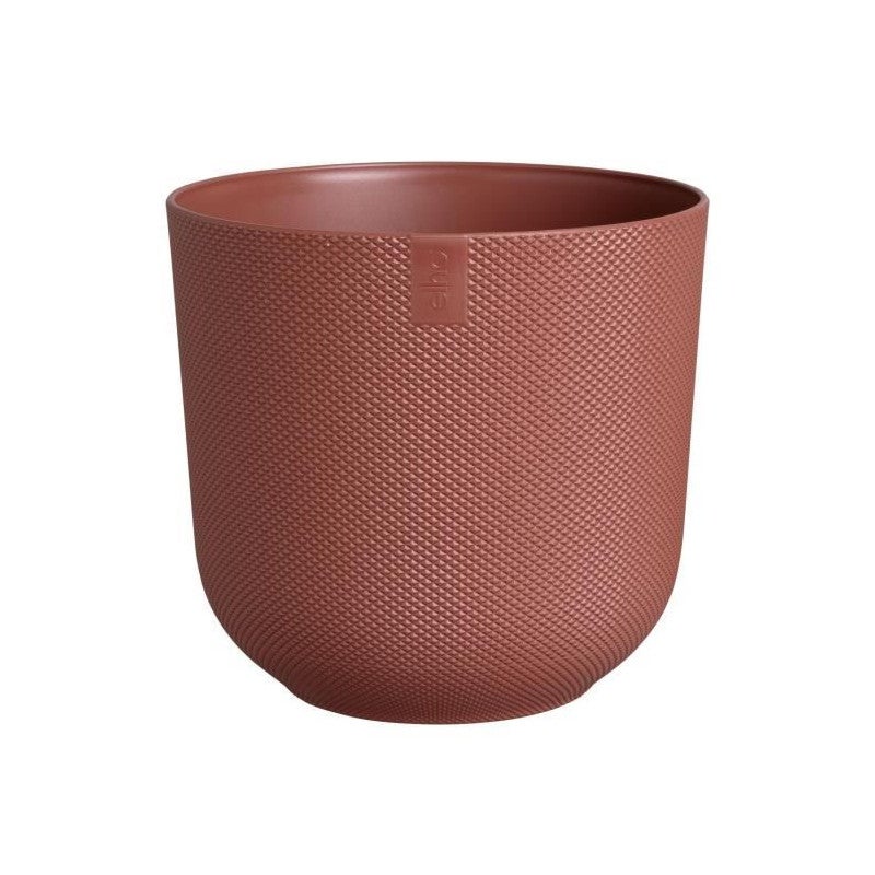 Doniczka Elho Jazz Rond czerwona stylowy design i materiały z recyklingu