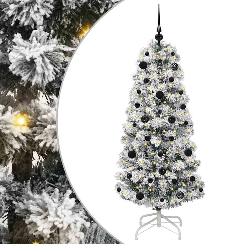 Sztuczna choinka z zawiasami Ze LED Lights 150 cm PVC