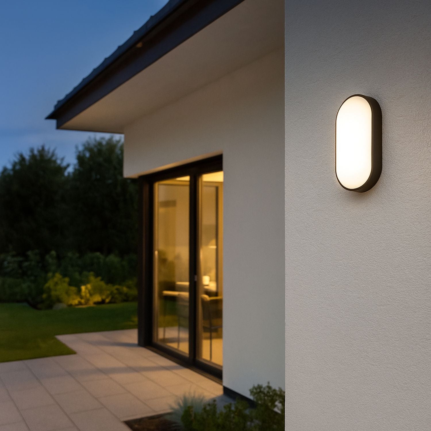 Plafoniera LED esterna ovale - 15W - CCT - 1500lm - IP65 - 3