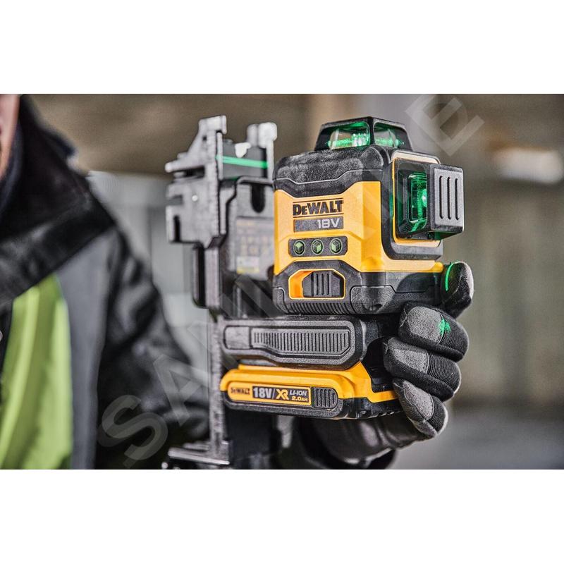 Batteria DeWALT laser multi-linea DCLE34031N, 3x360°, verde, 18V senza batteria e caricabatterie - 5