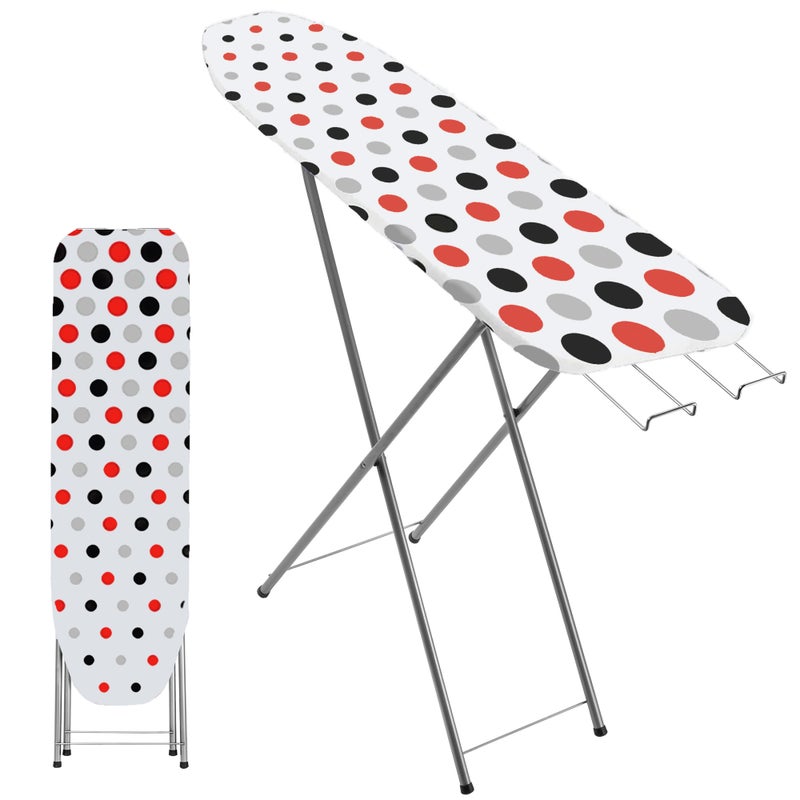 DESKA DO PRASOWANIA SKŁADANA 104x30cm Z UCHWYTEM NA ŻELAZKO LEKKA MAŁA