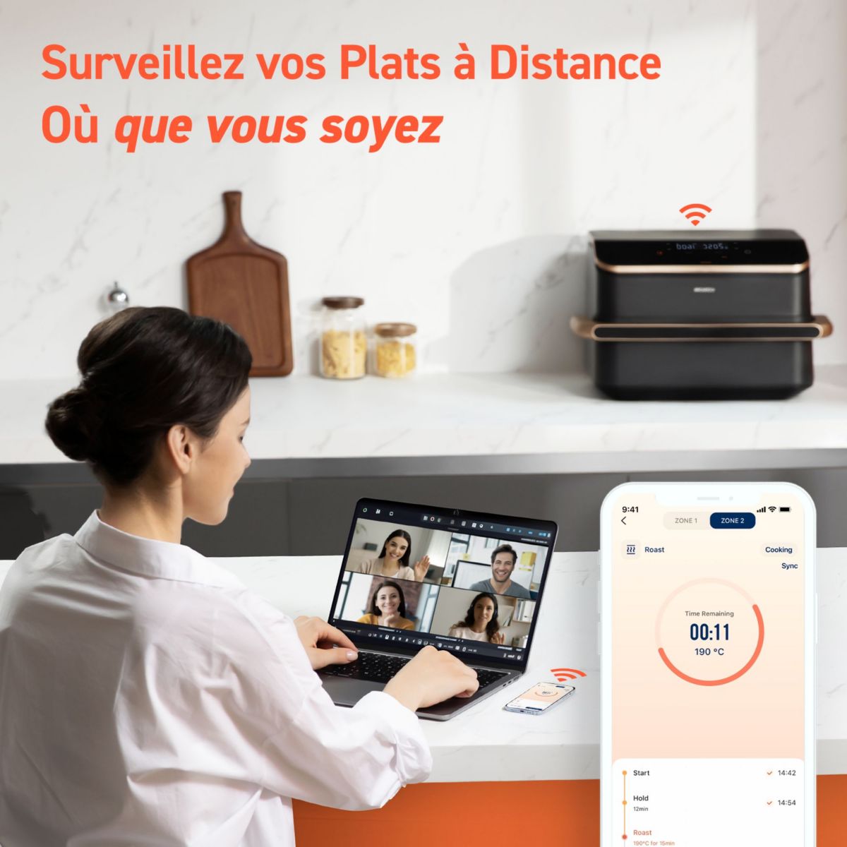 Friteuse sans huile COSORI KOSP0027EUN Twinfry Chef Édition 10L - 6