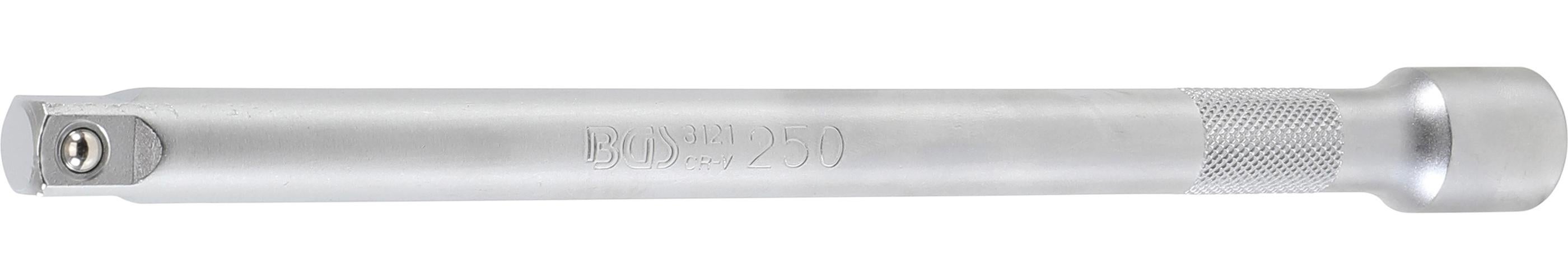 BGS Przedłużka matowo chromowana 12,5 (1/2) 250 mm - 3121