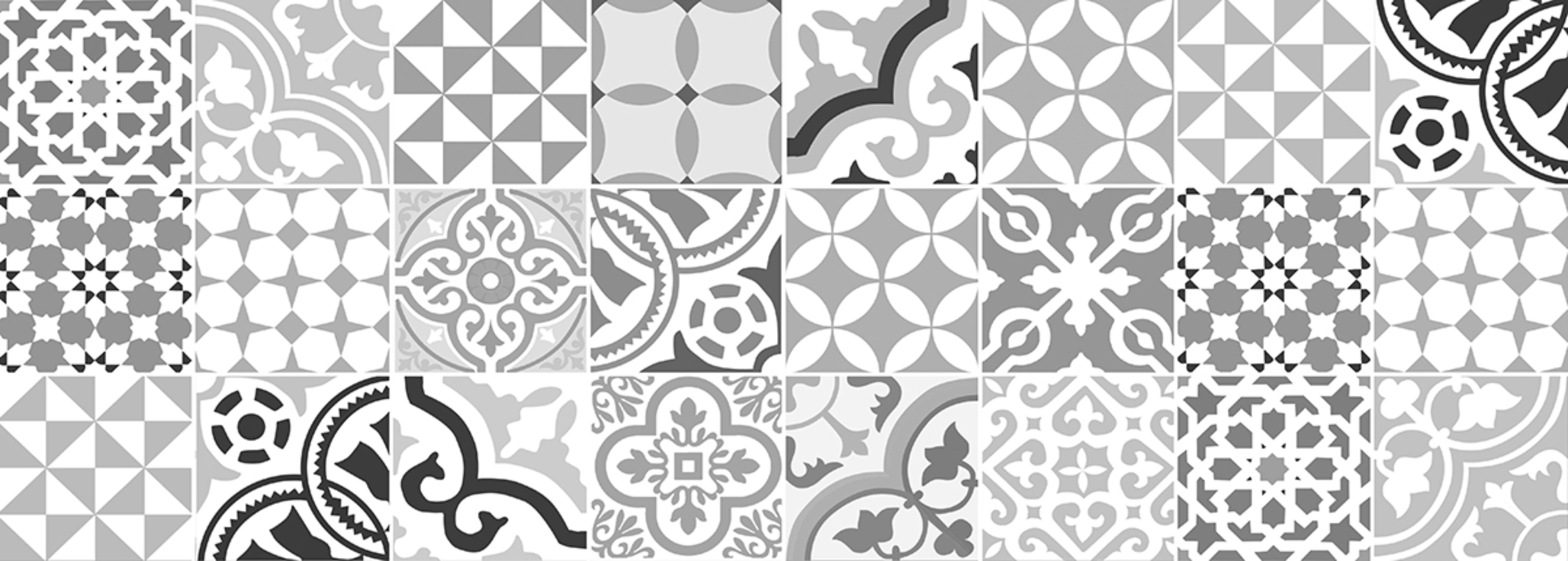 Alfombra de vinilo chamonix 50x140 cm - pvc antideslizante, vinilica para cocina o salón, lavable, estilo hidraúlico