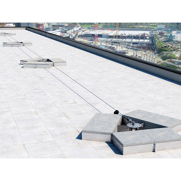 Tapis pour support à ballast pour point d'ancrage - 3 pièces - BLOCKMAT/3 - 5