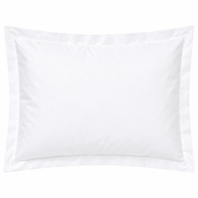 Taie d'oreiller uni 60x40 cm percale PRIMO Blanc